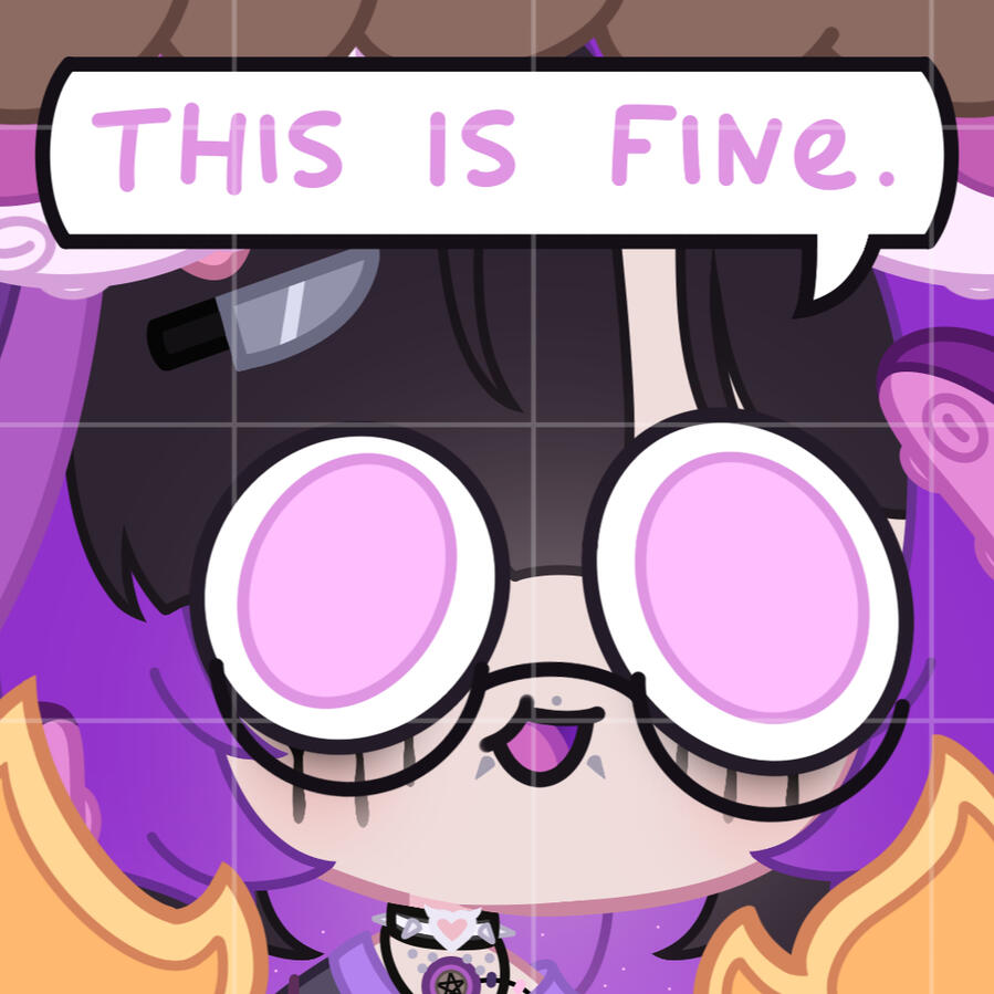 FINE emote by LilacBubbles